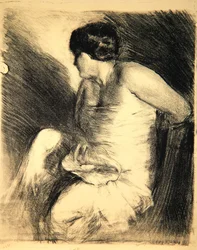 Nő kagylóval, 1906